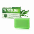 Tea Tree Soap Natural Soaps For Body & Face Skin Cleaning Natural Skin Cleanser Gentle Exfoliating Bar Soap For Oily Dry Skin