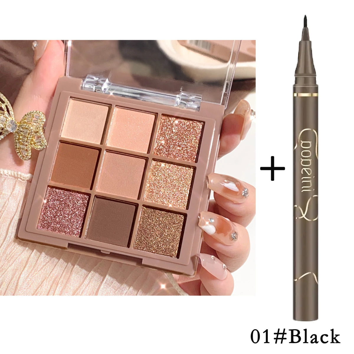 Luxurious 9-18 color eyeshadow palette