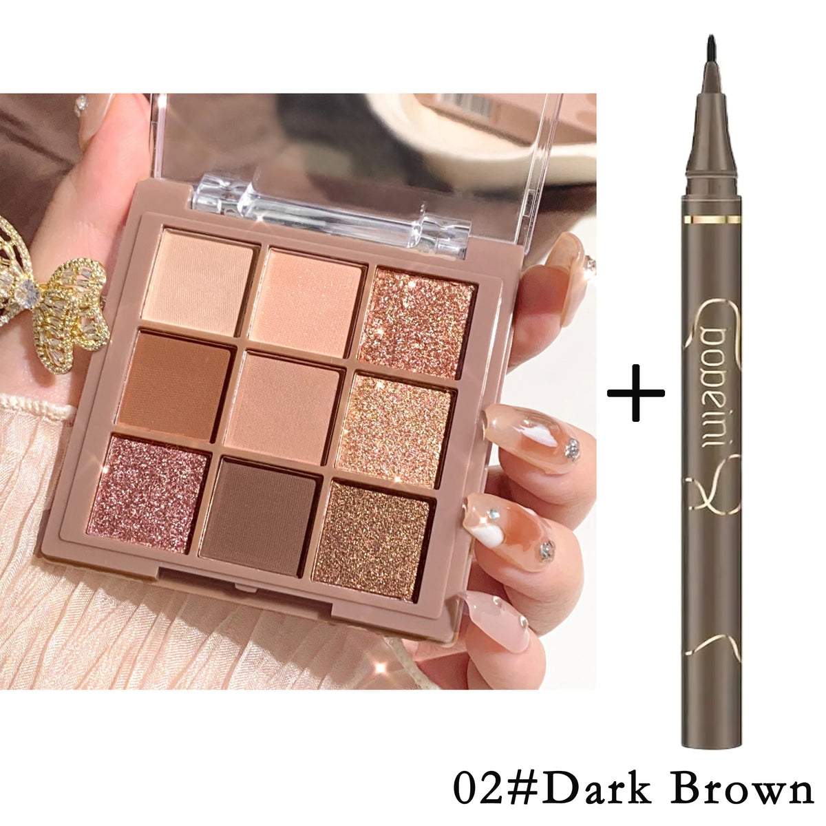 Luxurious 9-18 color eyeshadow palette