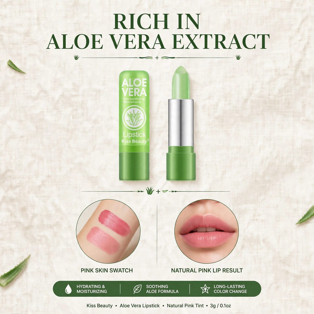 Aloe Vera Magic Lipstick